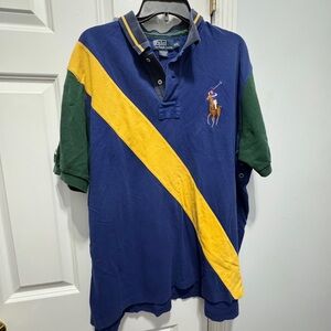Polo Ralph Lauren size xxl big pony #3 tournament color block